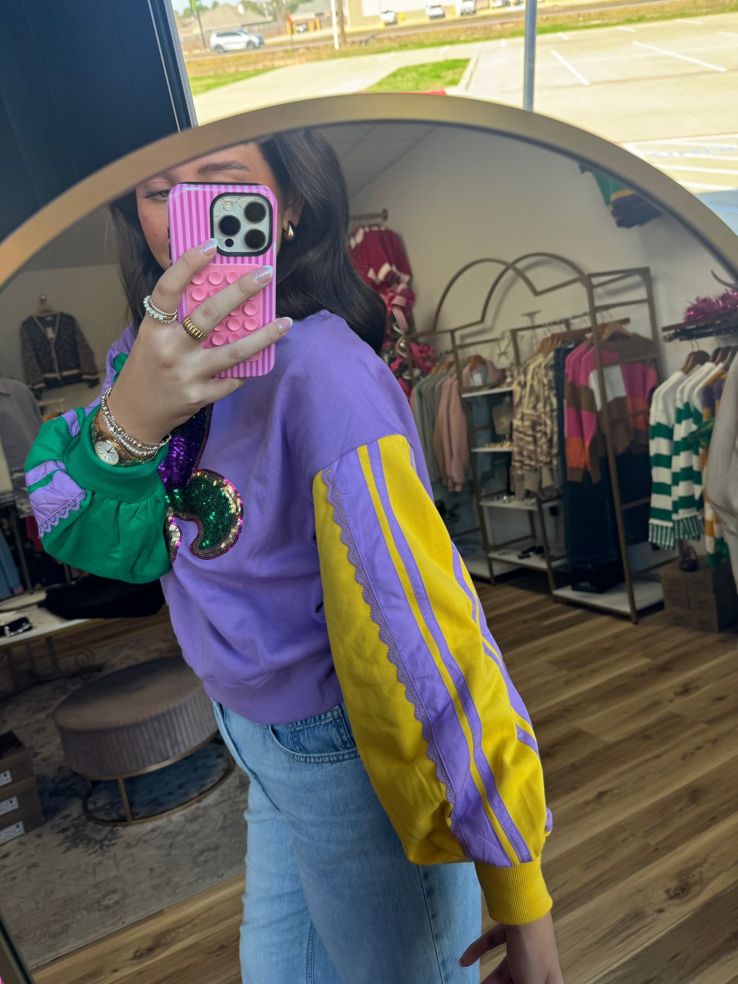 Southern Lace Sweatshirt