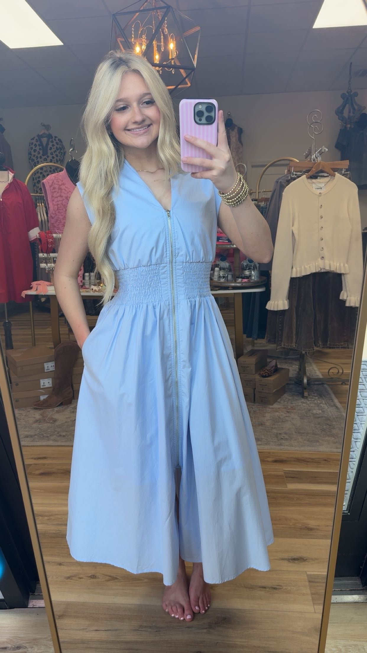 Baby Blues Spring Maxi