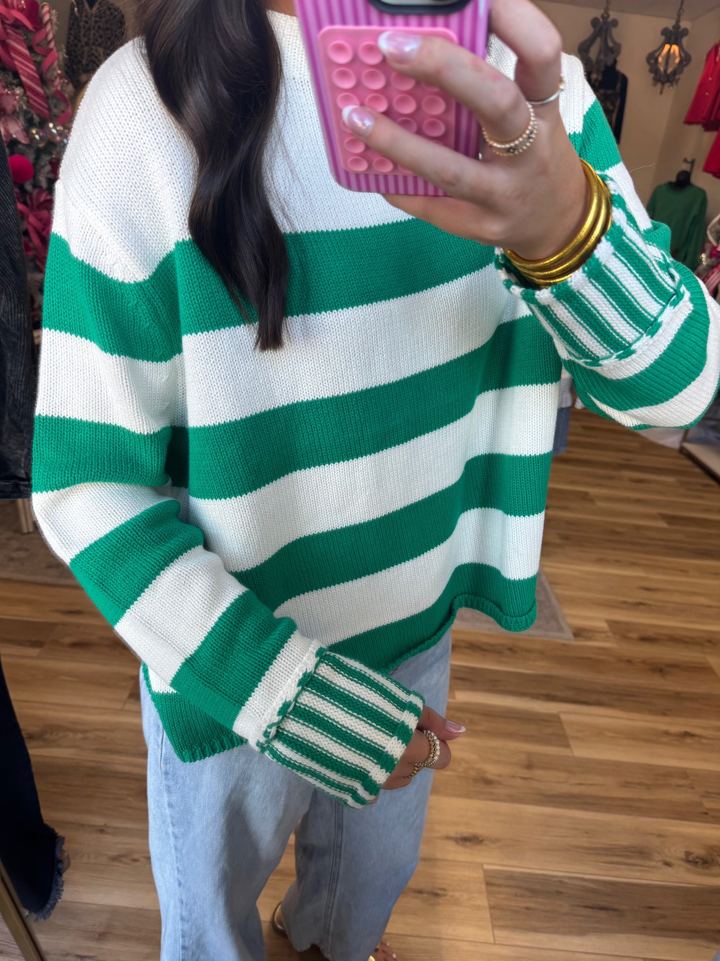 Stripe Knit Sweater