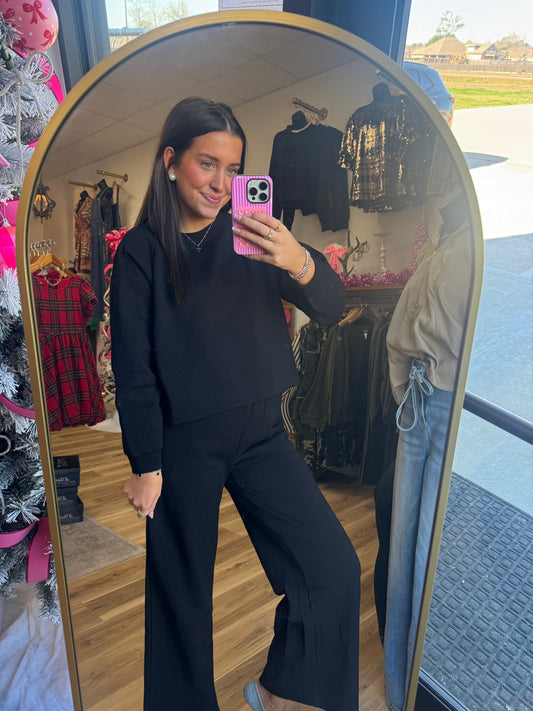 Classic Black Lounge Set