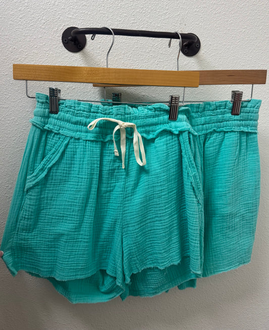 Teal Shorts
