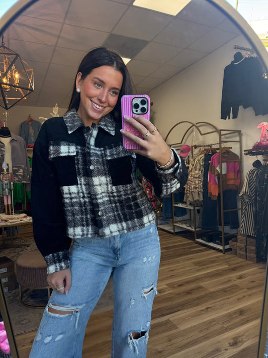 Downtown Plaid Jacket