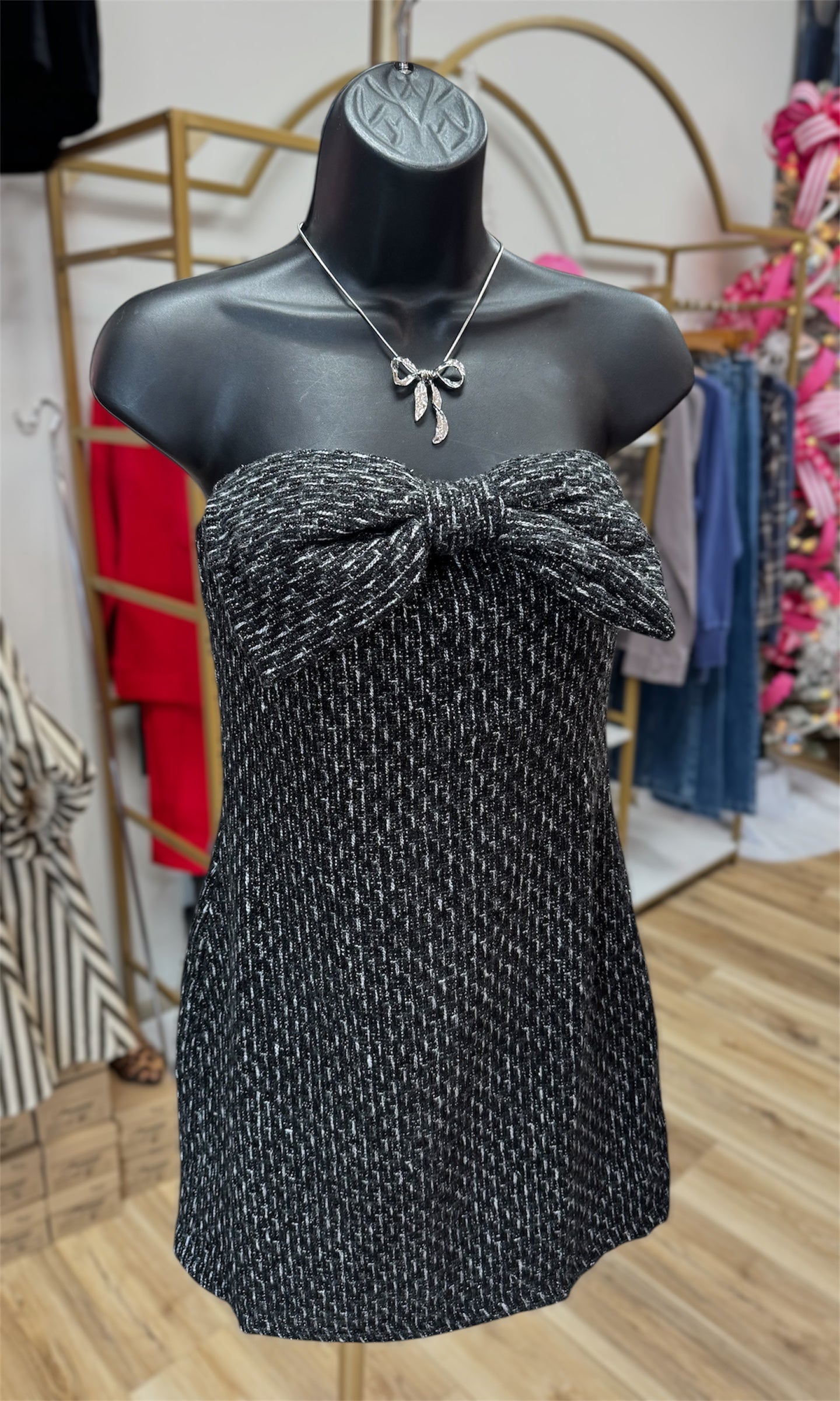 Midnight Bow Moment Dress