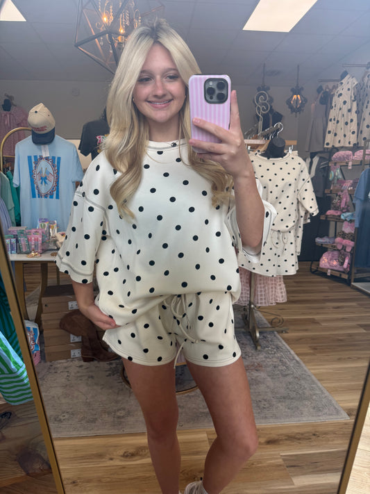 Polka Dot Lounge Set