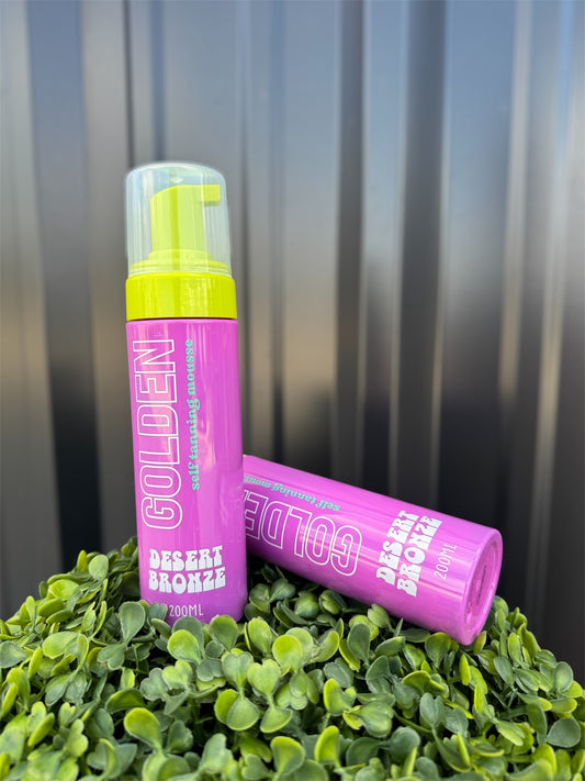Desert bronze tanning mousse