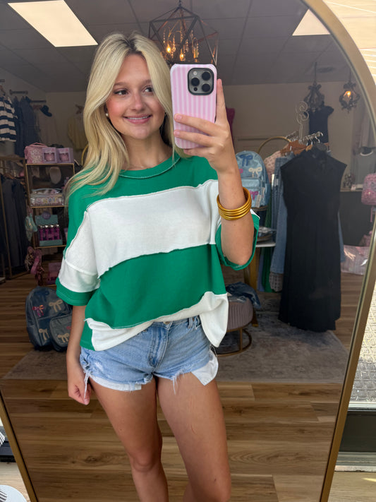 Green/White Game-day Shirt