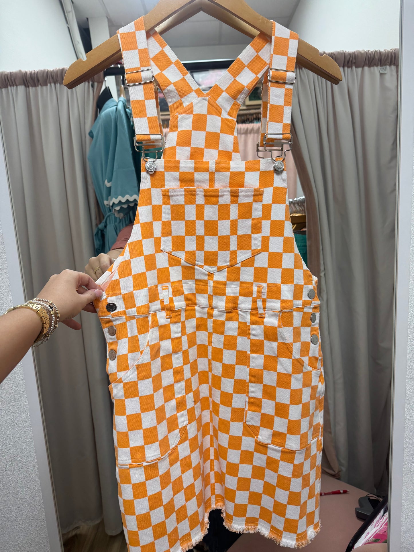 Check Me Out Overalls (orange)