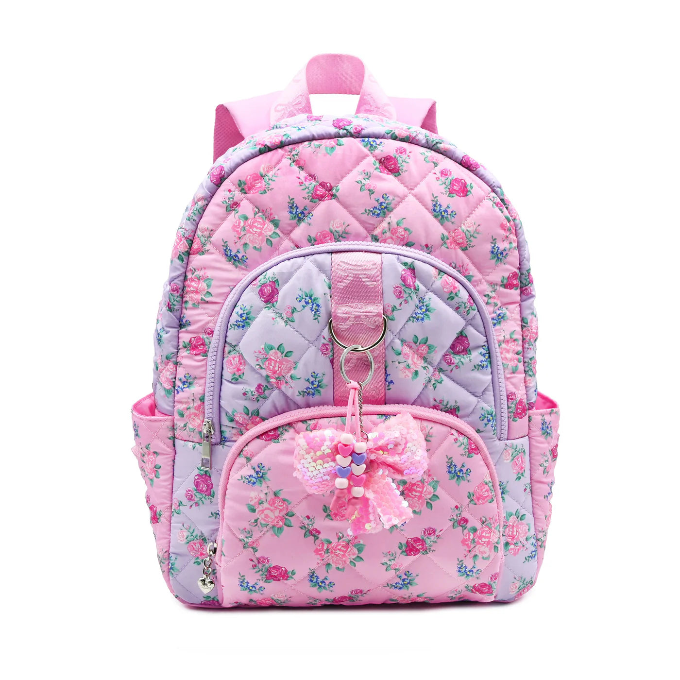 Floral Quilted Backpack