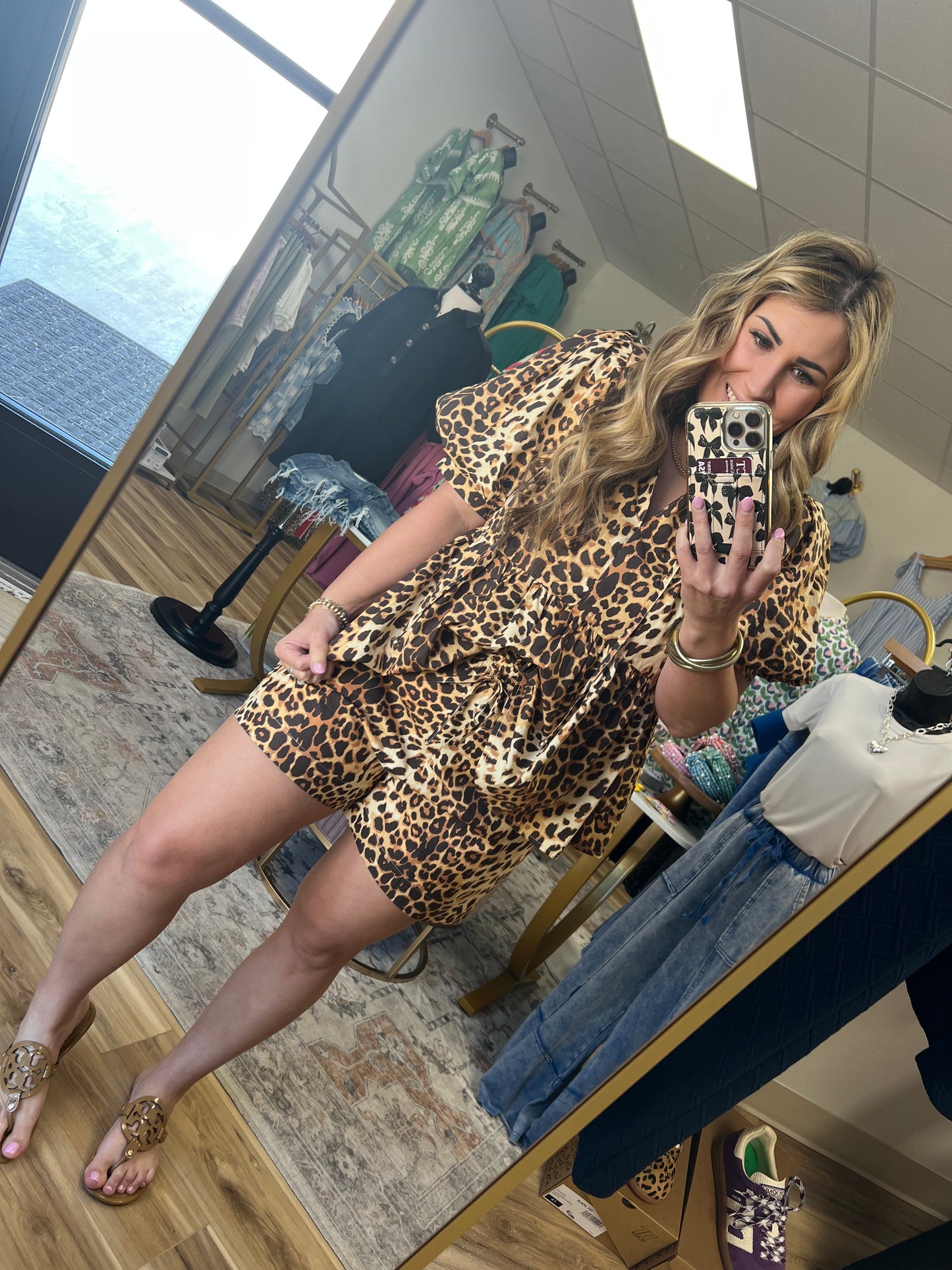Leopard Shorts