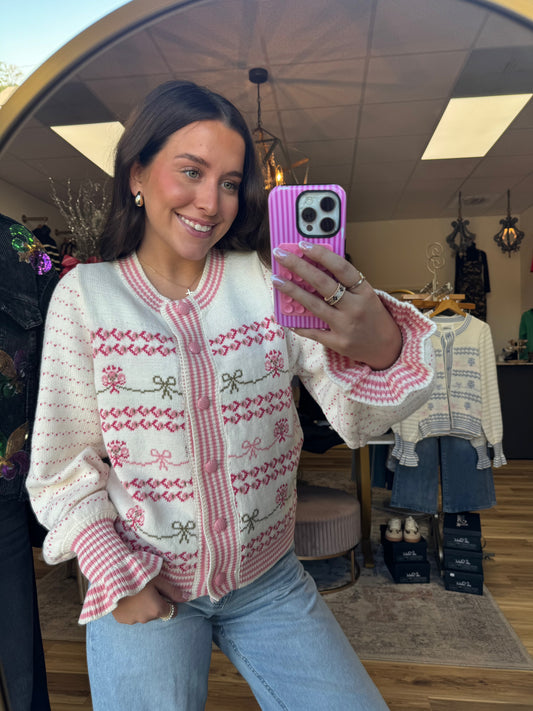 Sweet Little Things Cardigan (pink)