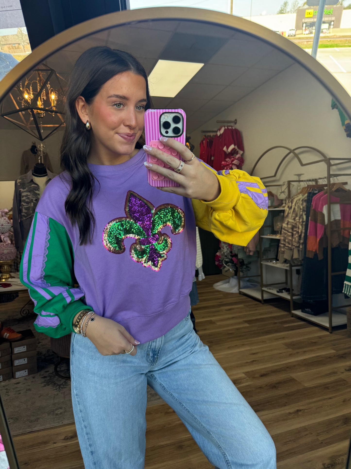 Southern Lace Sweatshirt