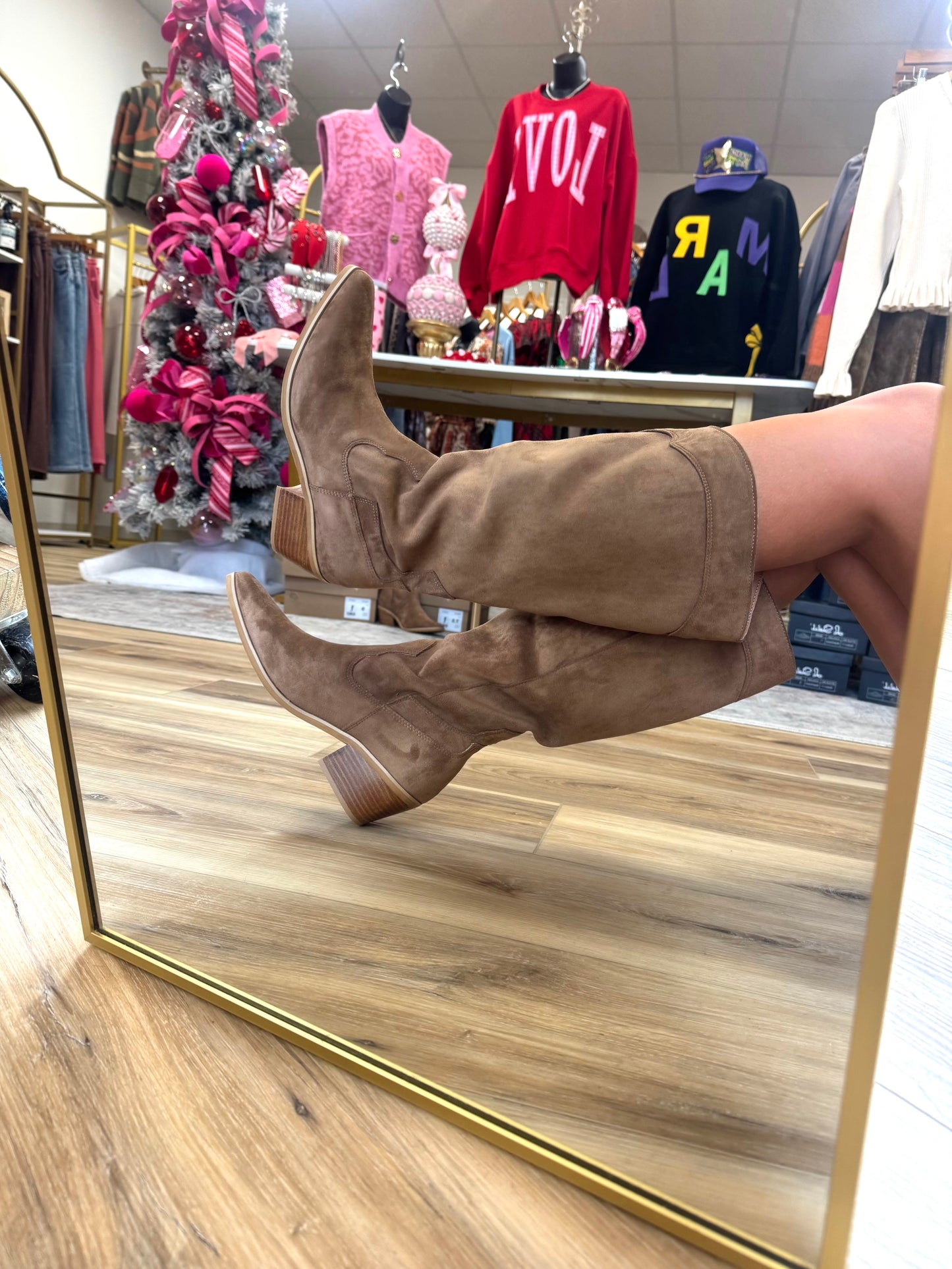 Cowgirl Up Suede Boots