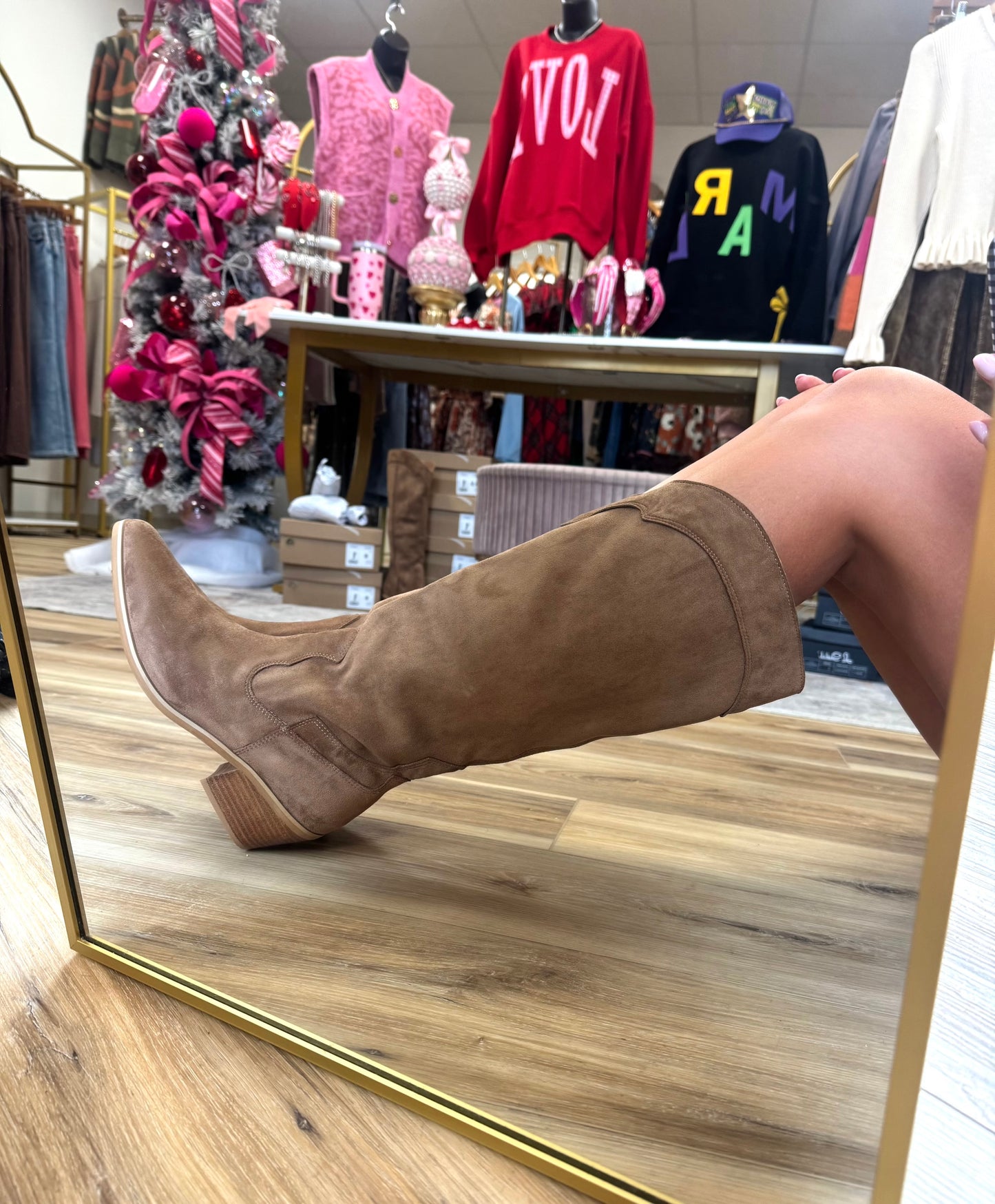 Cowgirl Up Suede Boots