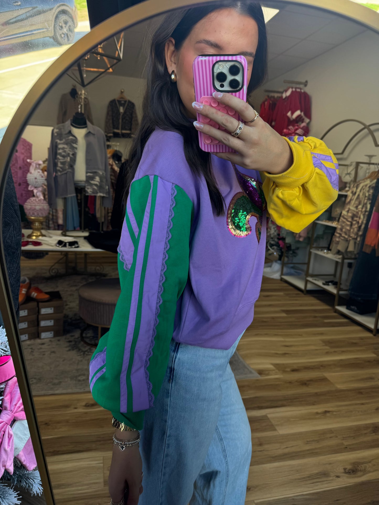 Southern Lace Sweatshirt