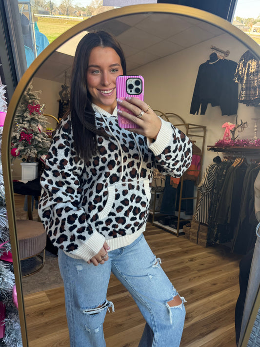 Wild + Cozy Leopard Hoodie