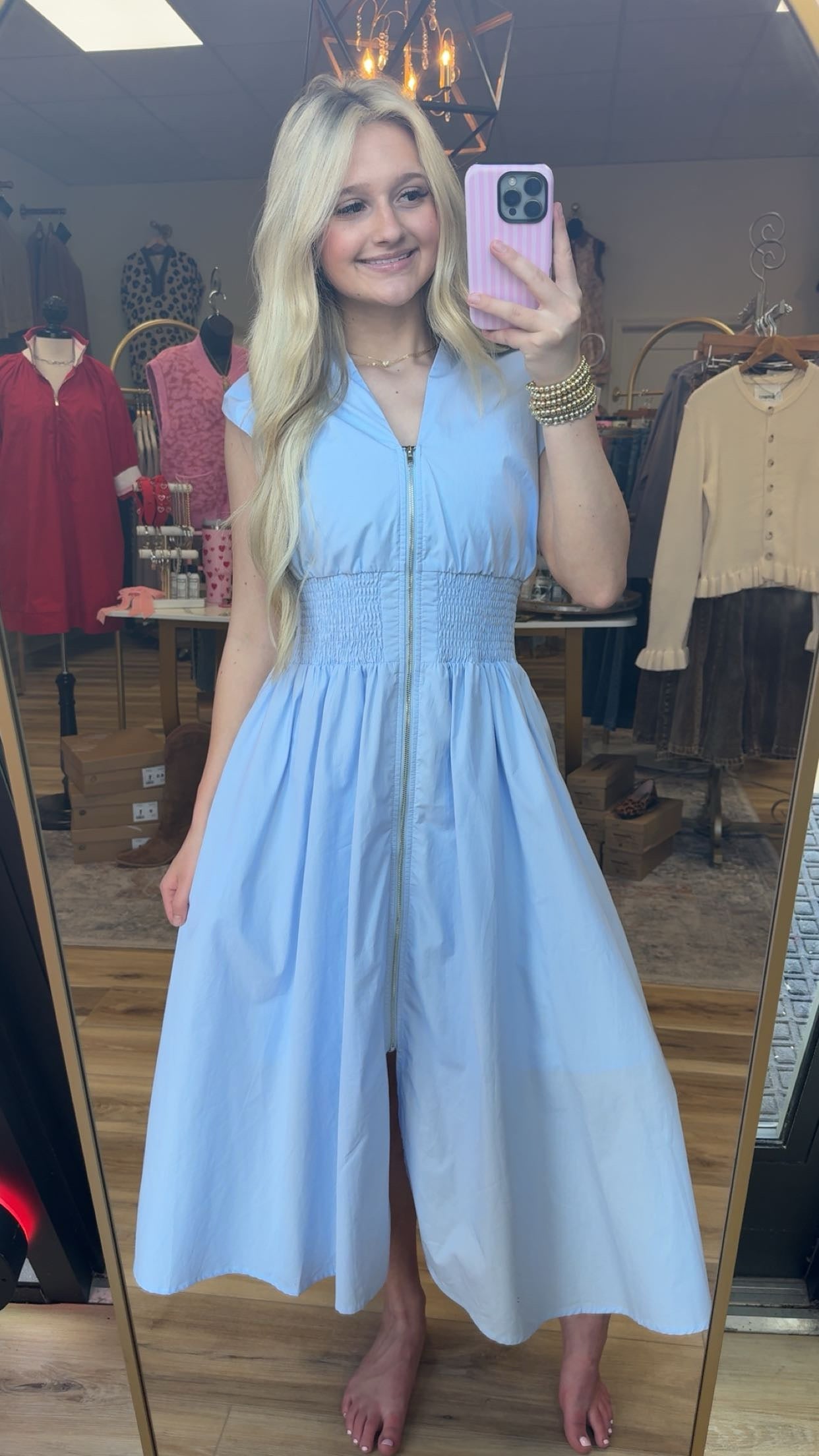 Baby Blues Spring Maxi