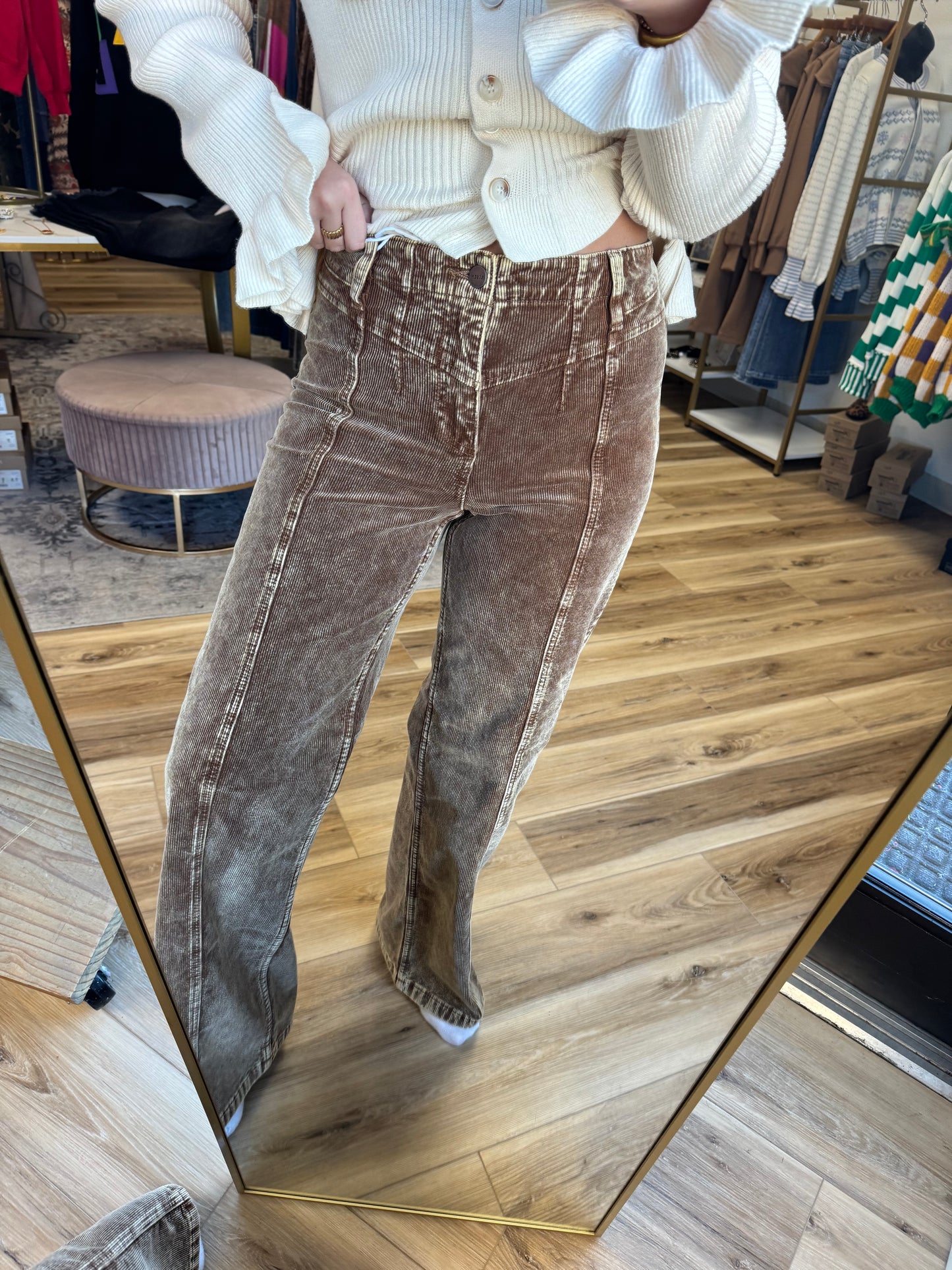 Brown Corduroy Pants