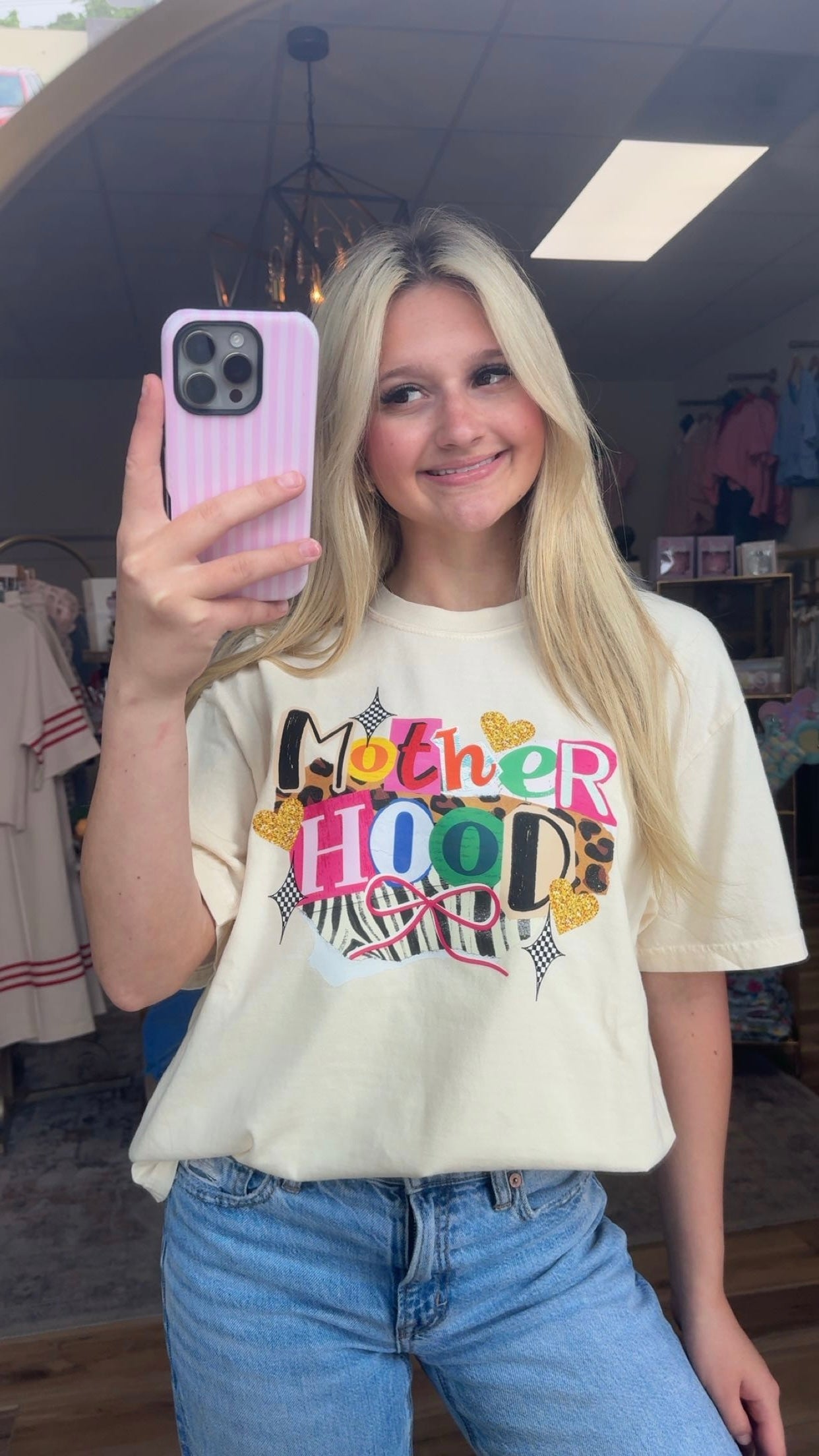 Mother Hood Cream Tee