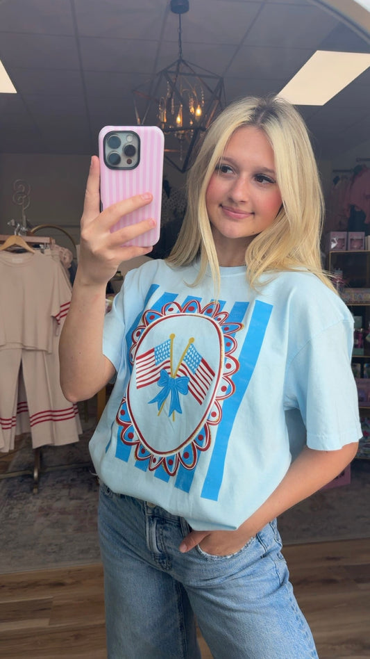 Stripe Flags Tee