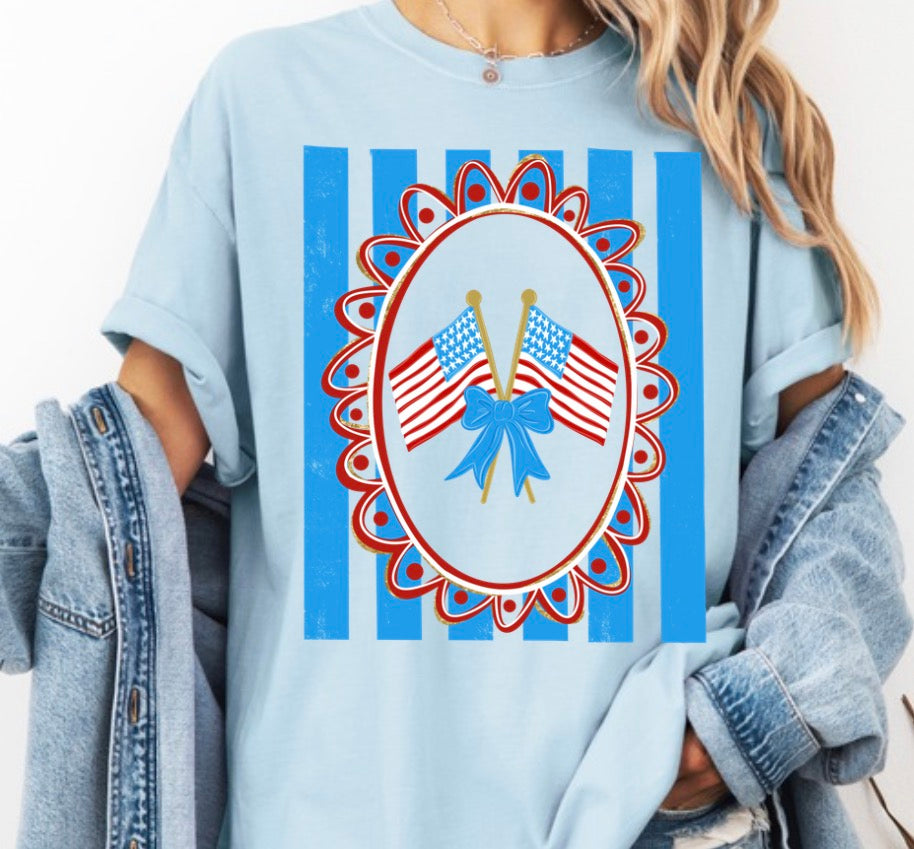 Stripe Flags Tee