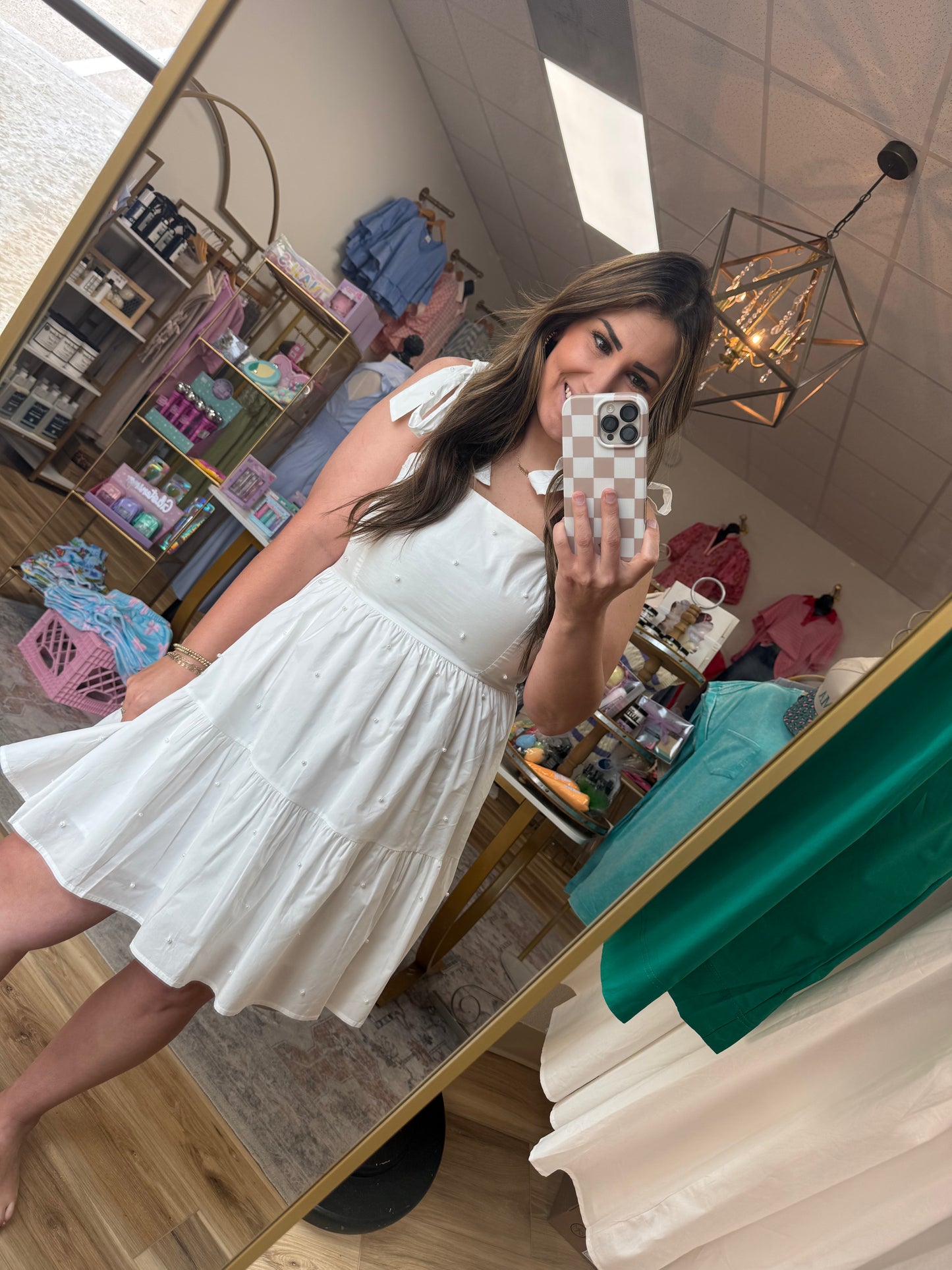 White/Pearl Dress