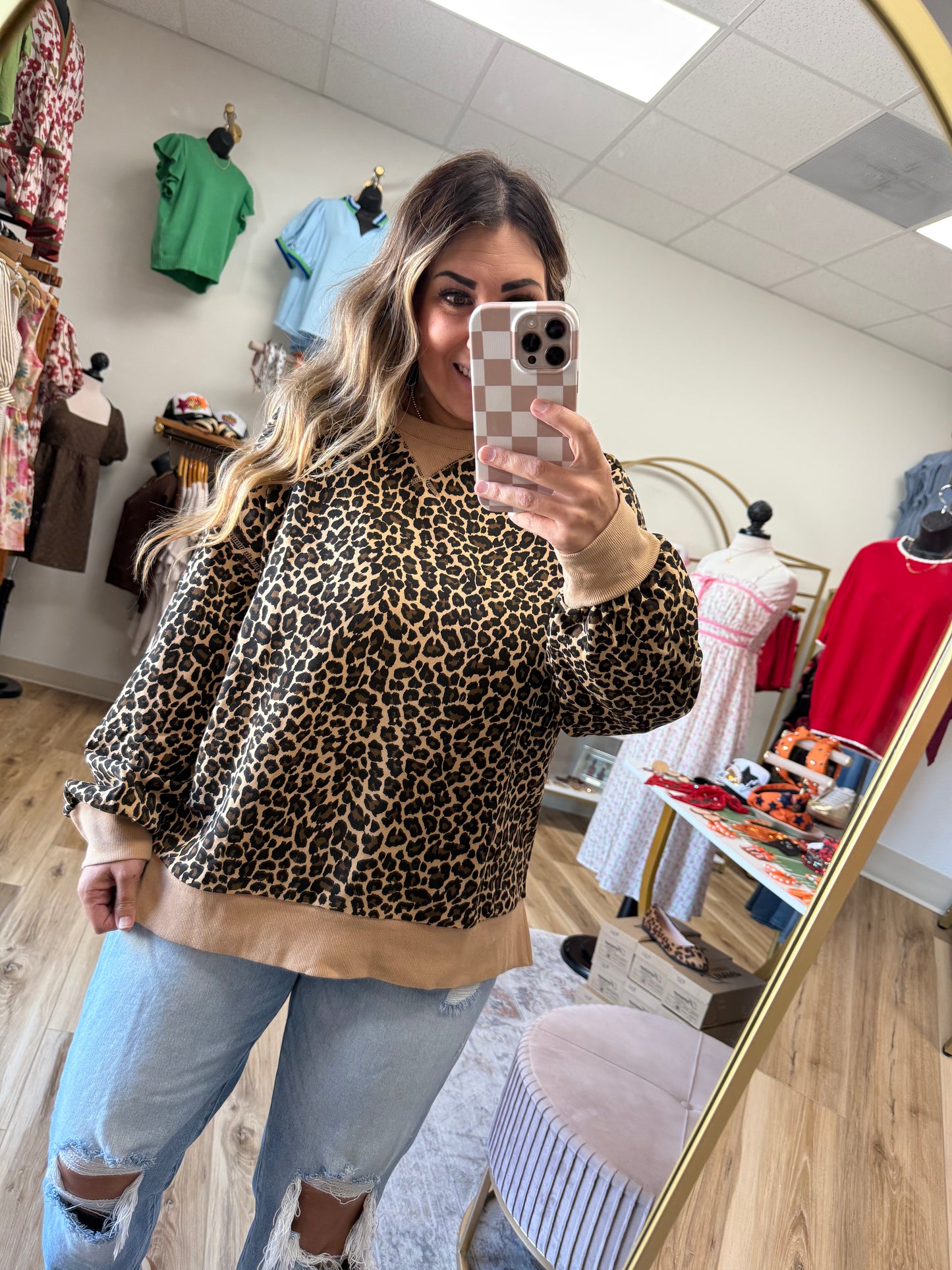 Leopard Sweatshirt