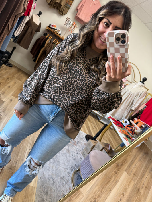 Dark Leopard Sweatshirt