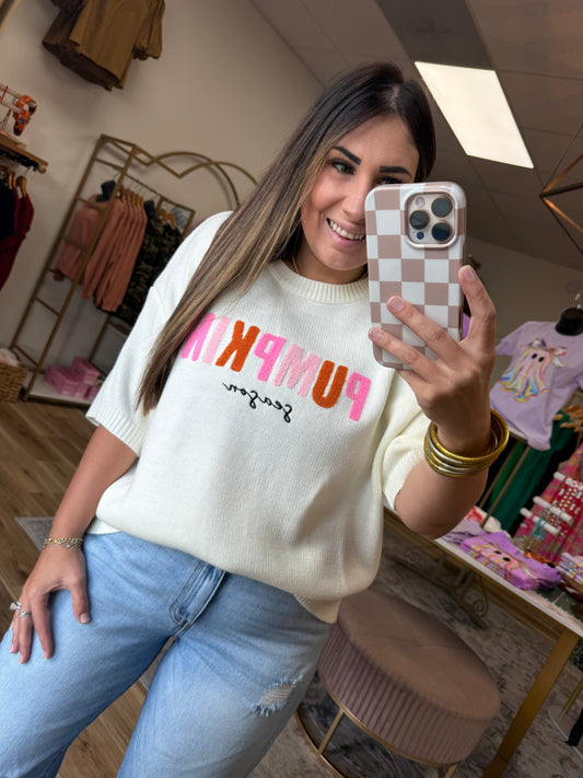 Pumpkin Season Knit Sweater
