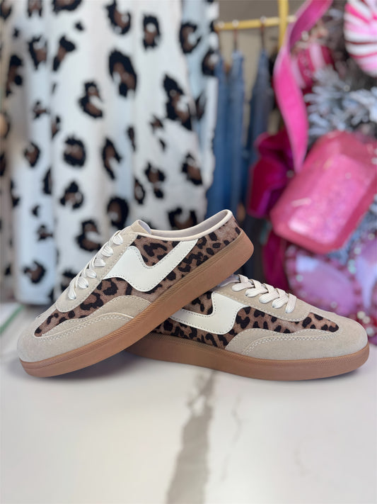 Leopard Slip On Sneakers