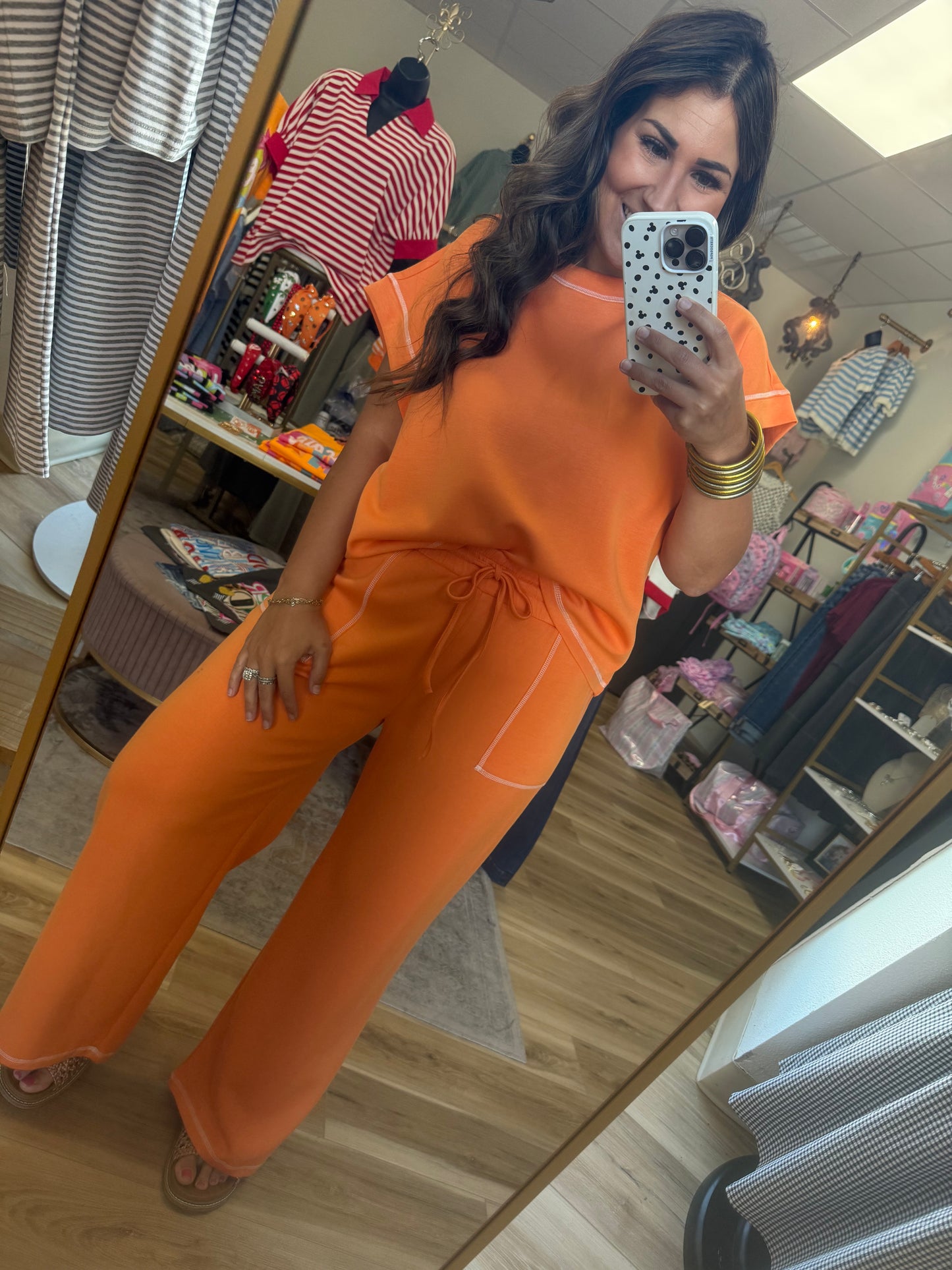 Orange Pant Set