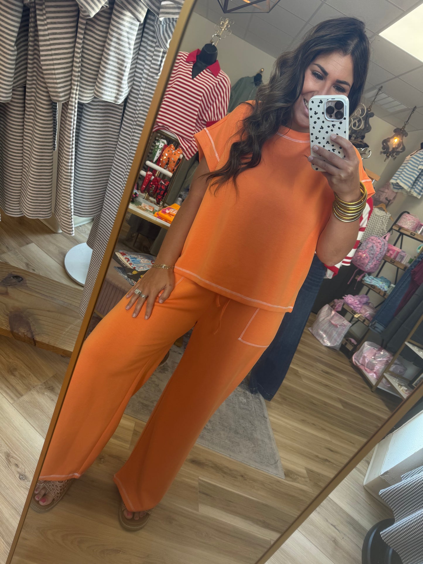 Orange Pant Set