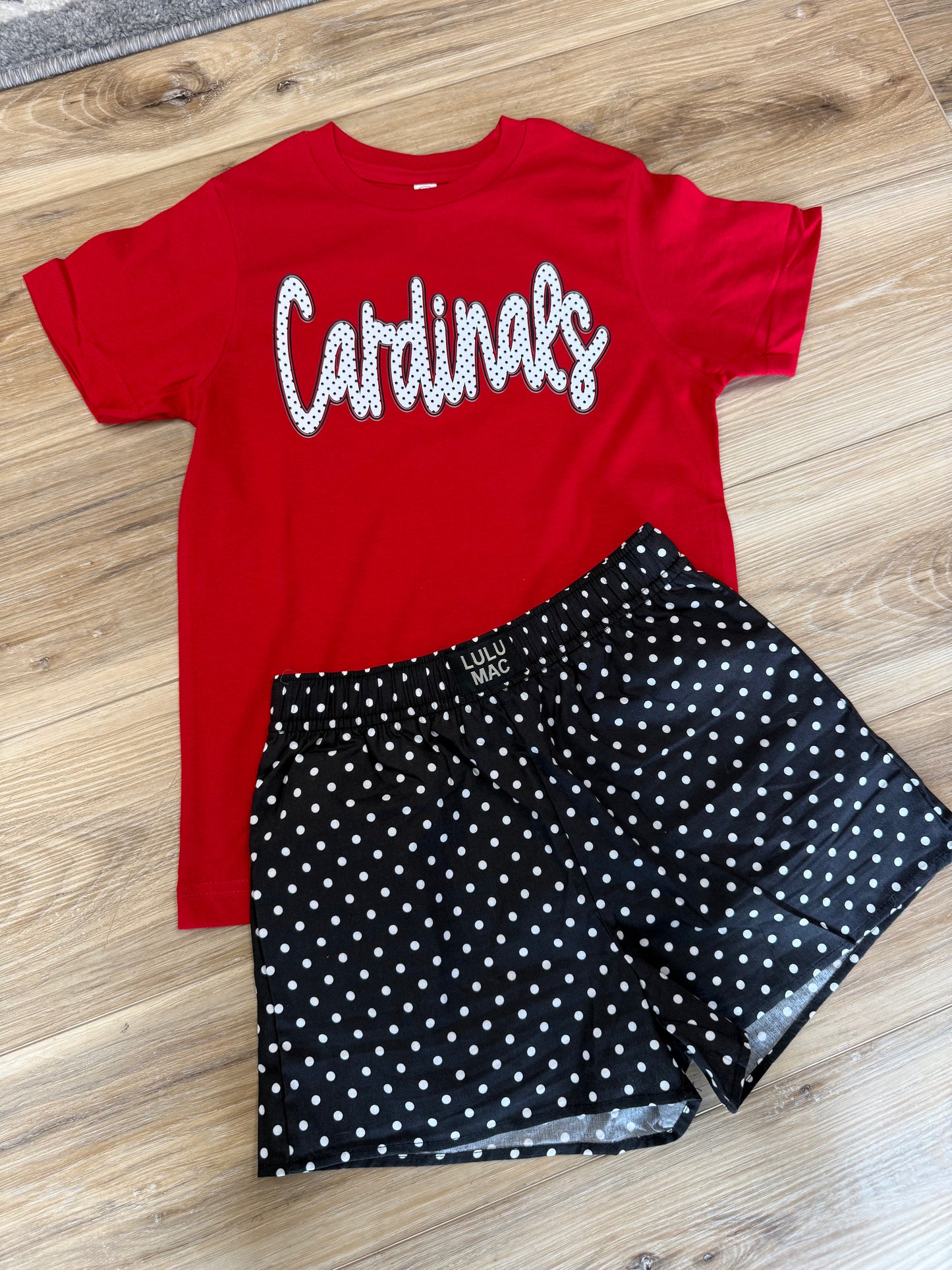 YOUTH Polka Dot Cardinal Tee