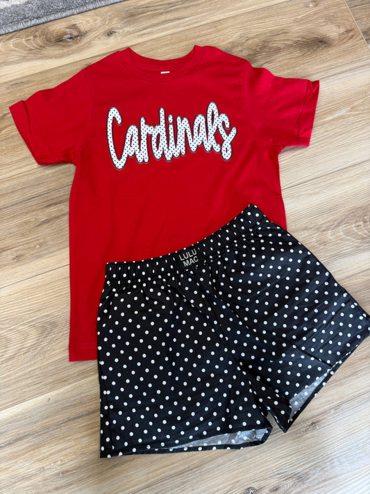 YOUTH Polka Dot Cardinal Tee