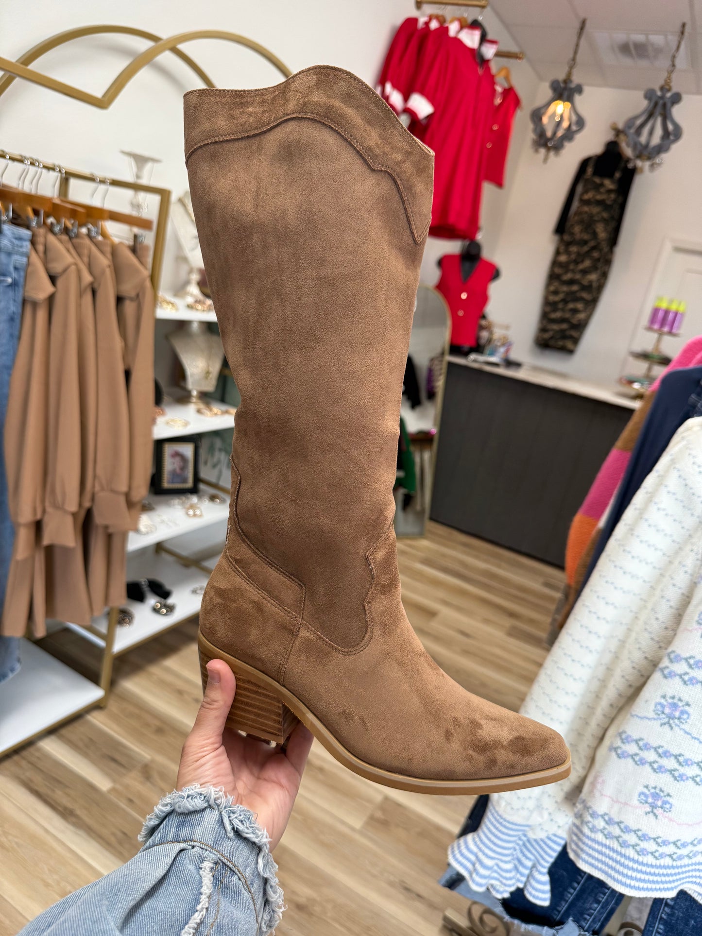 Cowgirl Up Suede Boots