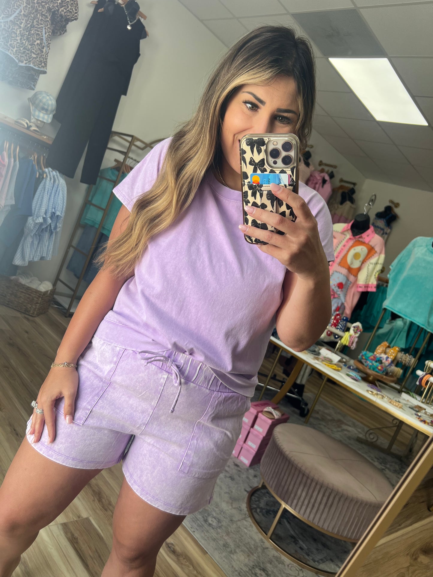 Lavender Acid Wash Set