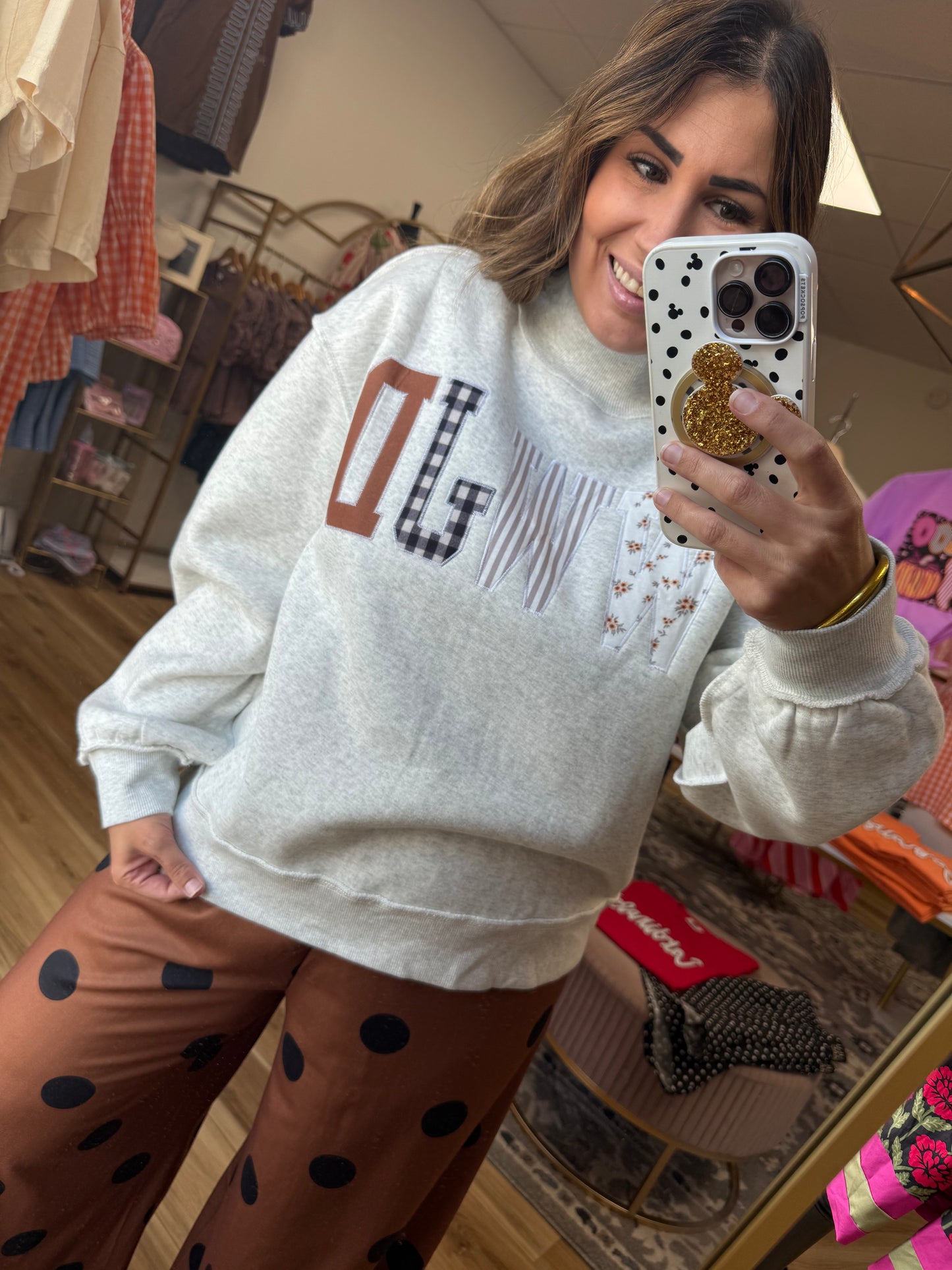 WWJD Mock Neck Sweatshirt