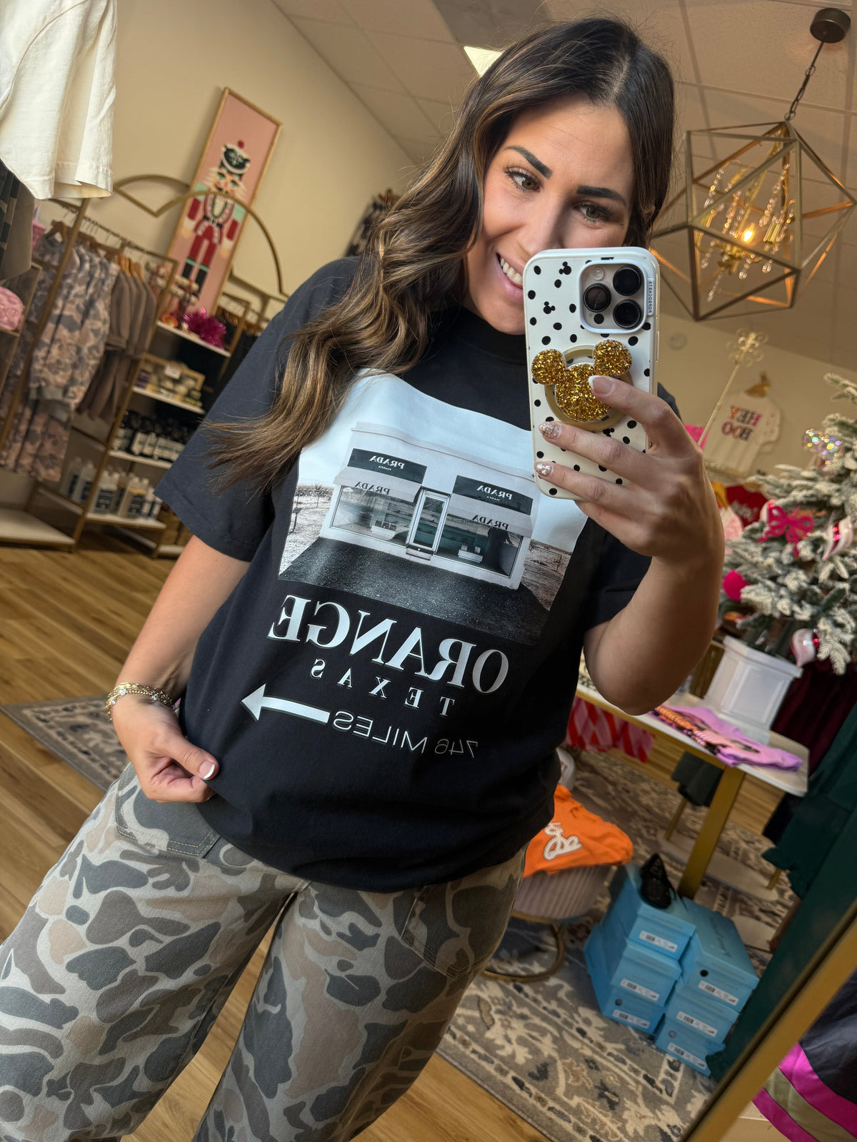 Marfa Orange TX Tee